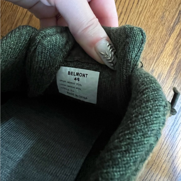 🟢WOOLLOOMOOLOO: Men’s Belmont style size 46, merino wool sneakers, preowned🟢 - Picture 2 of 12